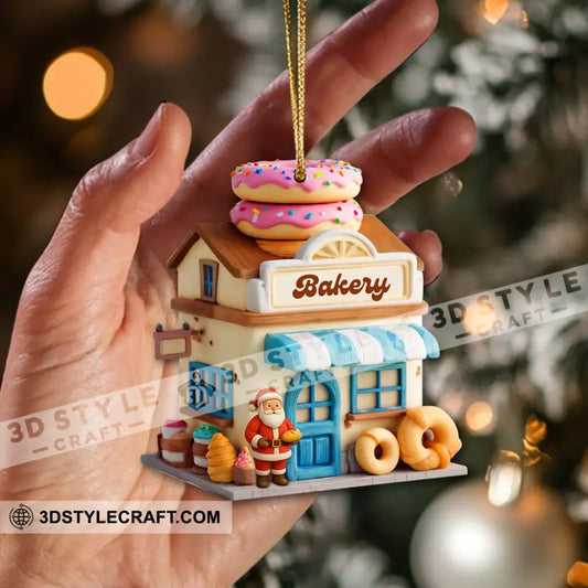 Bakery Christmas Home Decor Christmas Ornament Personalized Ornament 3.54’’ / 1 Ornament Ornament