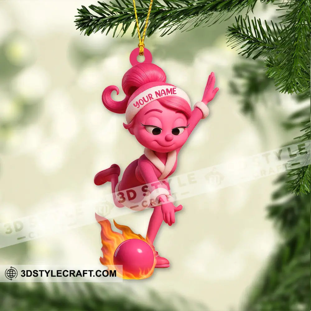 Bowling ELF Home Decor Christmas Ornament Personalized Ornament Ornament