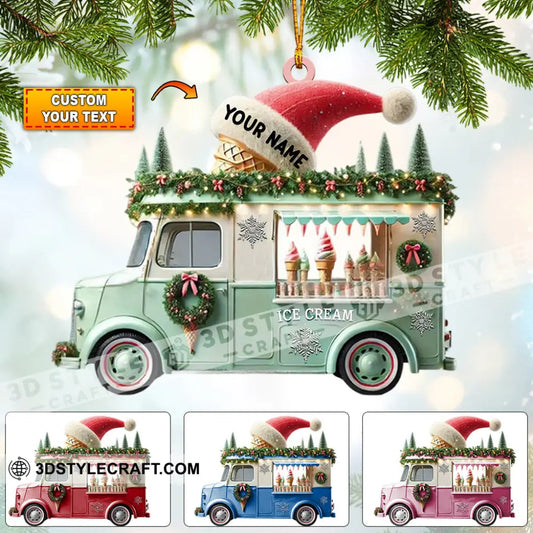 Christmas Car Home Decor Ornament Personalized 3.54’’ / 1