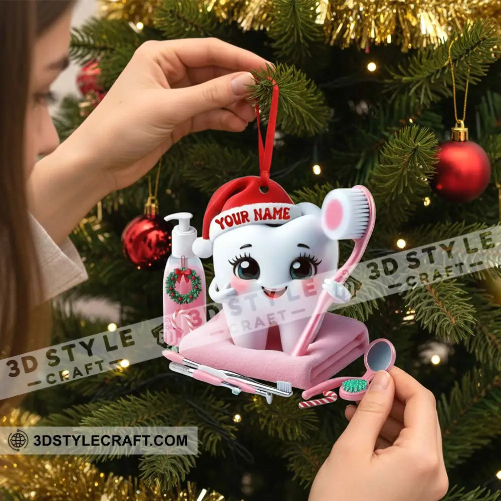 Christmas Dentist Home Decor Christmas Ornament Personalized Ornament Ornament