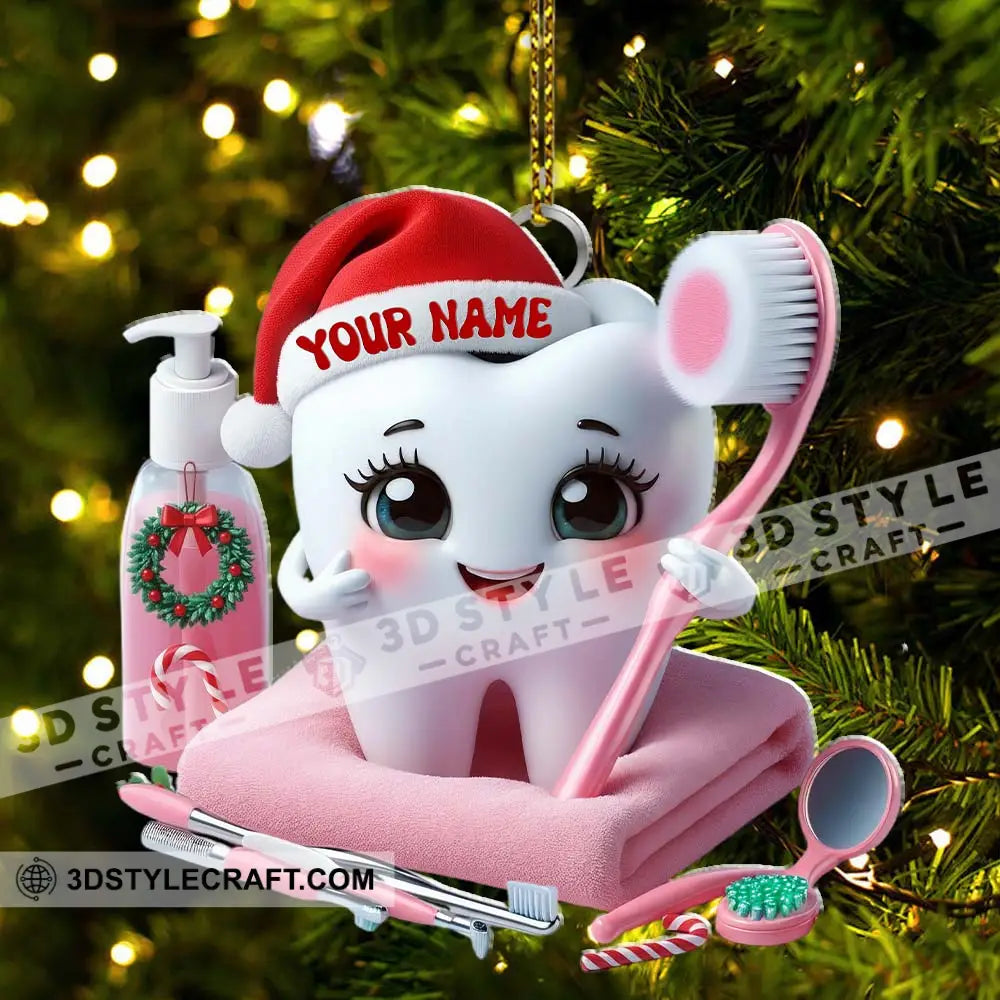 Christmas Dentist Home Decor Christmas Ornament Personalized Ornament Ornament