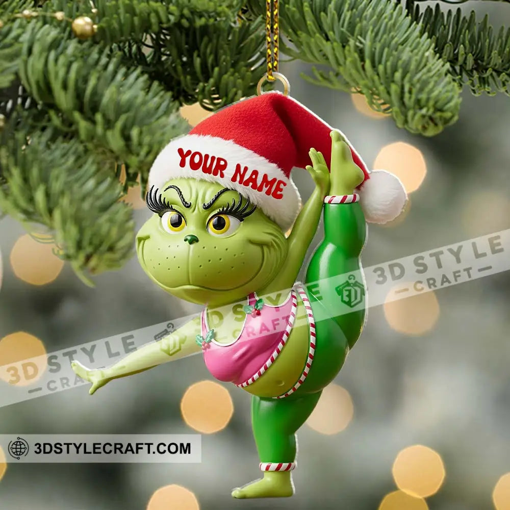 Christmas ELF Yoga Home Decor Christmas Ornament Personalized Ornament Ornament