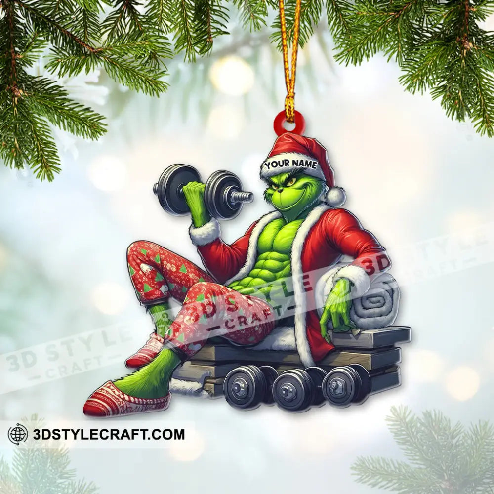 Christmas Gymer ELF Home Decor Christmas Ornament Personalized Ornament Ornament