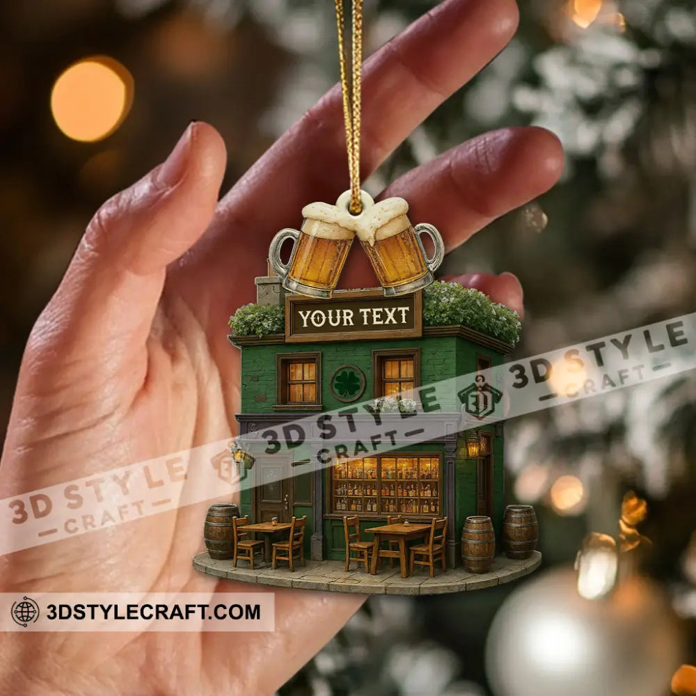 Christmas Irish Beer Store Home Decor Christmas Ornament Personalized Ornament Ornament