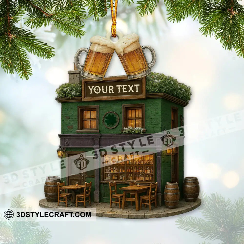 Christmas Irish Beer Store Home Decor Christmas Ornament Personalized Ornament Ornament