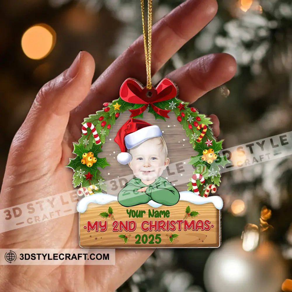 Christmas Kid Home Decor Christmas Ornament Personalized Ornament Ornament