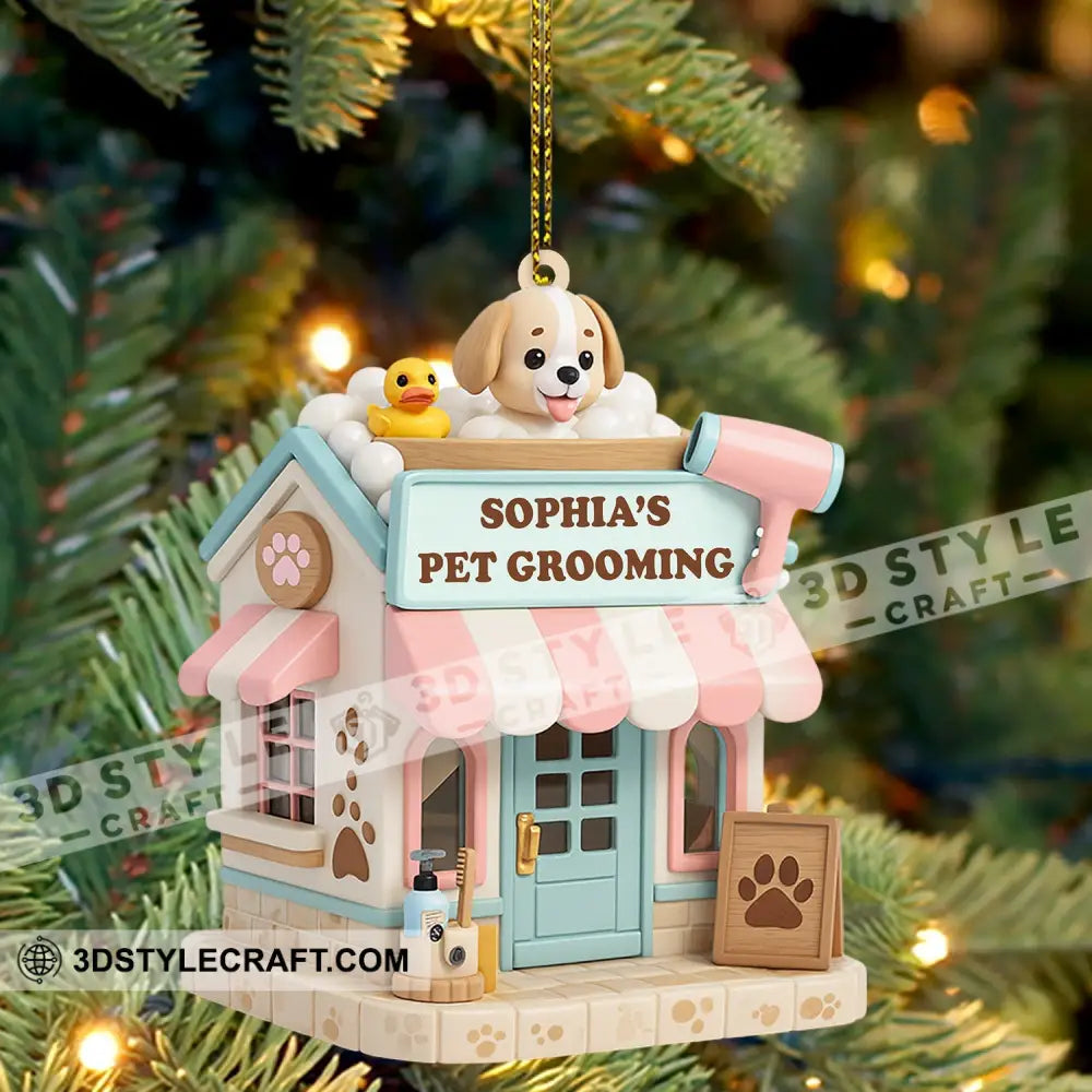 Christmas Pet Grooving Home Decor Christmas Ornament Personalized Ornament Ornament