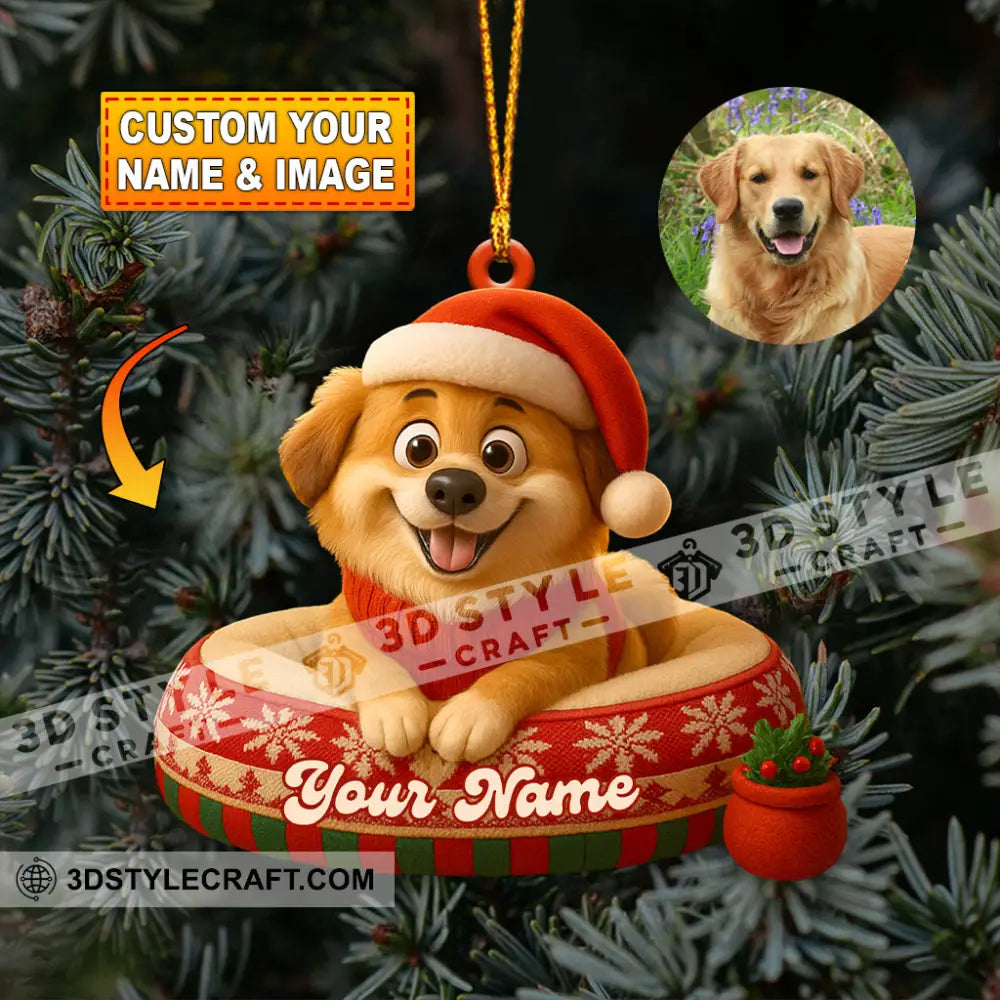 Christmas Pet Home Decor Christmas Ornament Personalized Ornament 3.54’’ / 1 Ornament Ornament