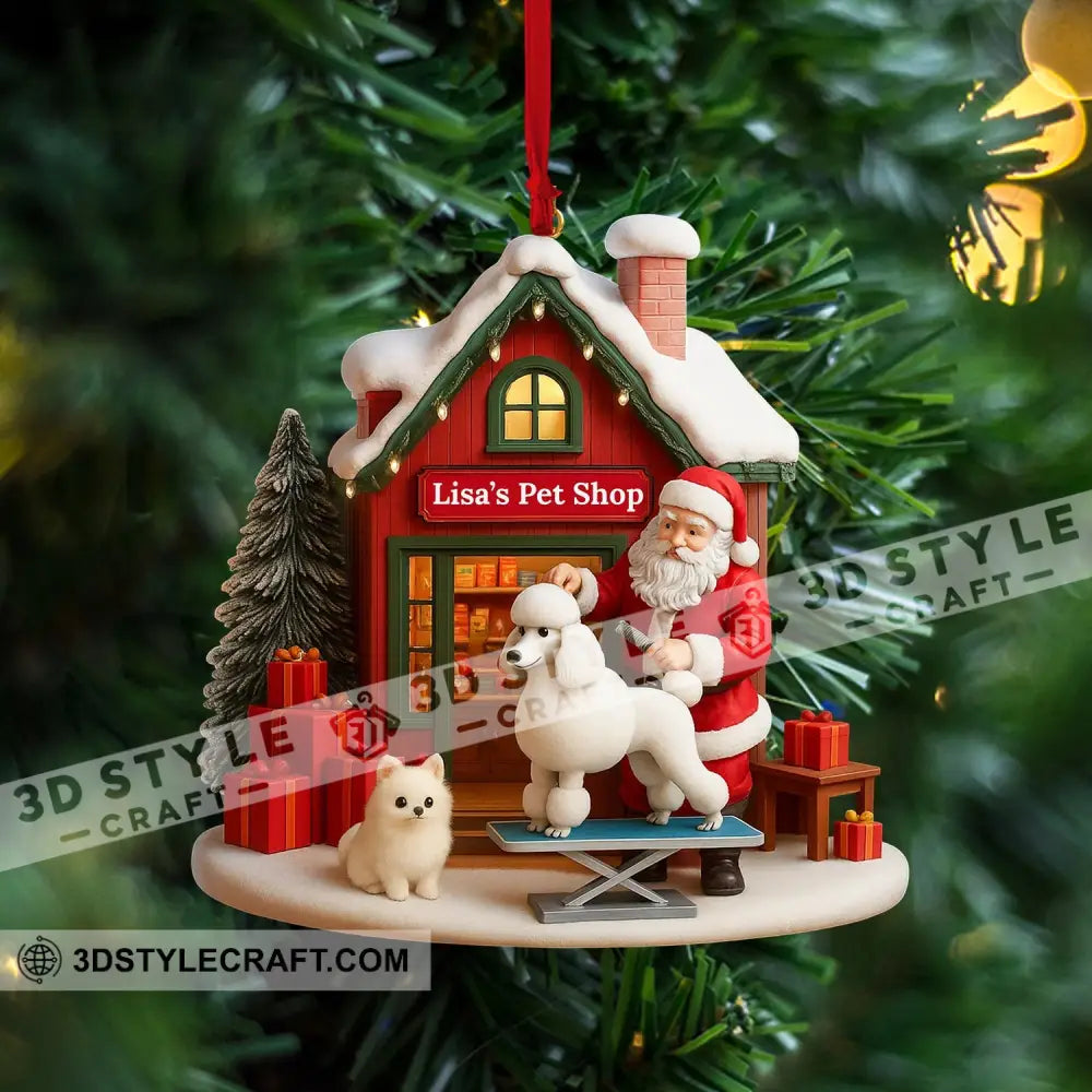 Christmas Pet Shop Home Decor Christmas Ornament Personalized Ornament Ornament