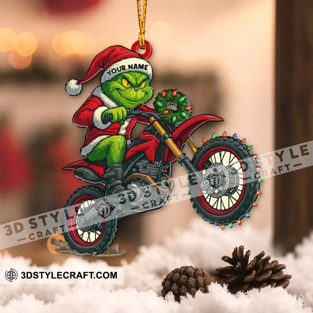 Christmas Rider Home Decor Christmas Ornament Personalized Ornament Ornament
