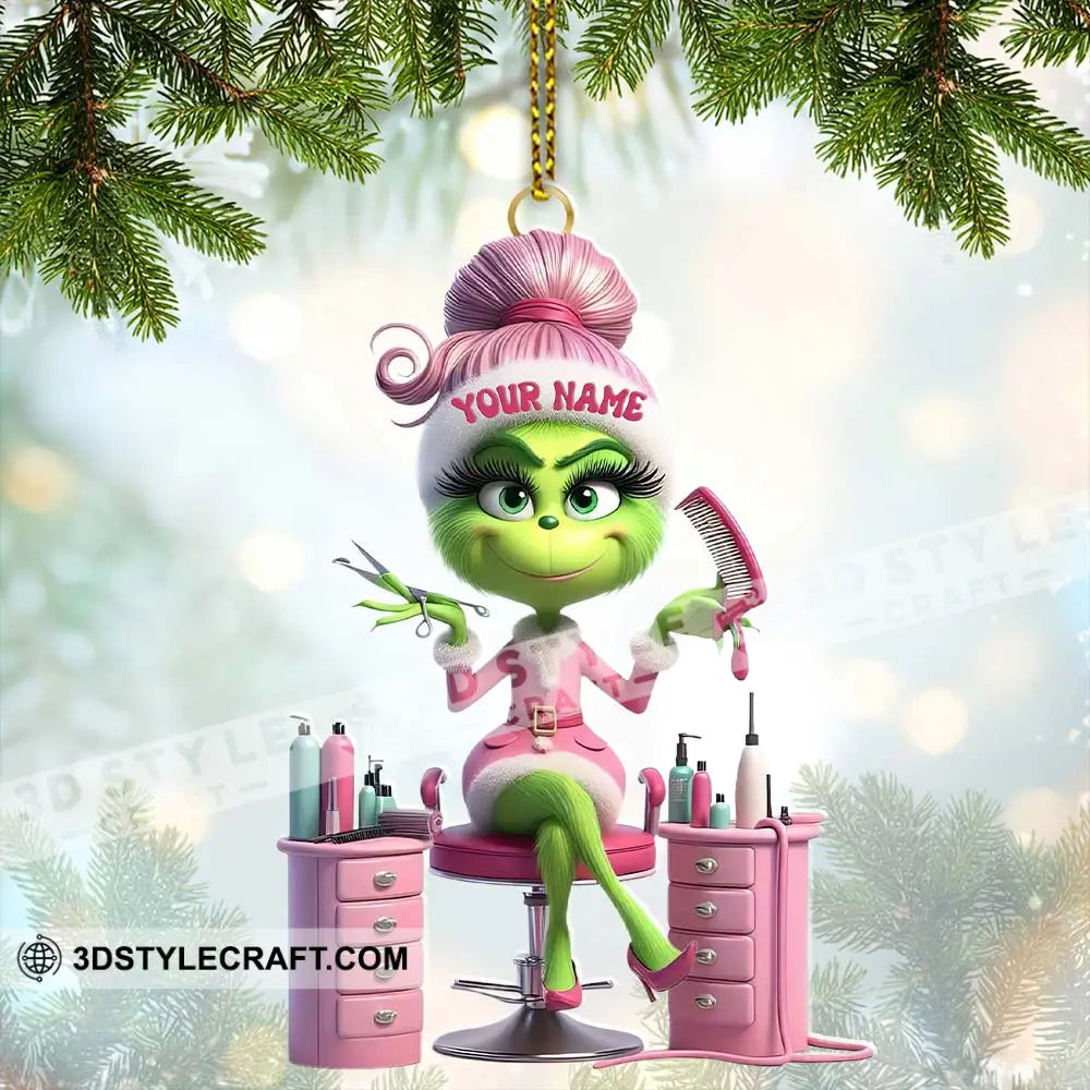 Christmas Slay Lady ELF Home Decor Christmas Ornament Personalized Ornament Ornament