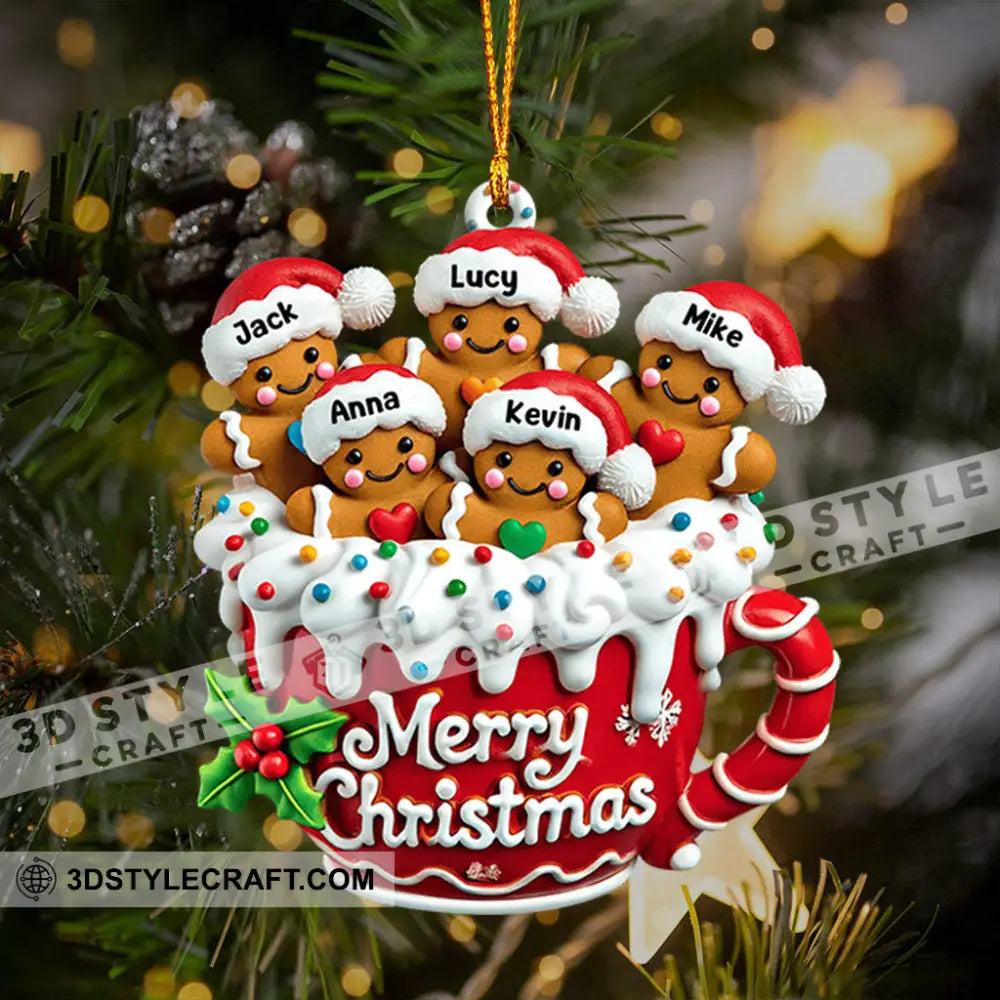 Cookies Family Home Decor Christmas Ornament Personalized