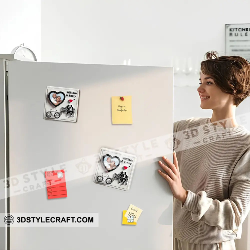 Couple Fridge Magnet - Personalized