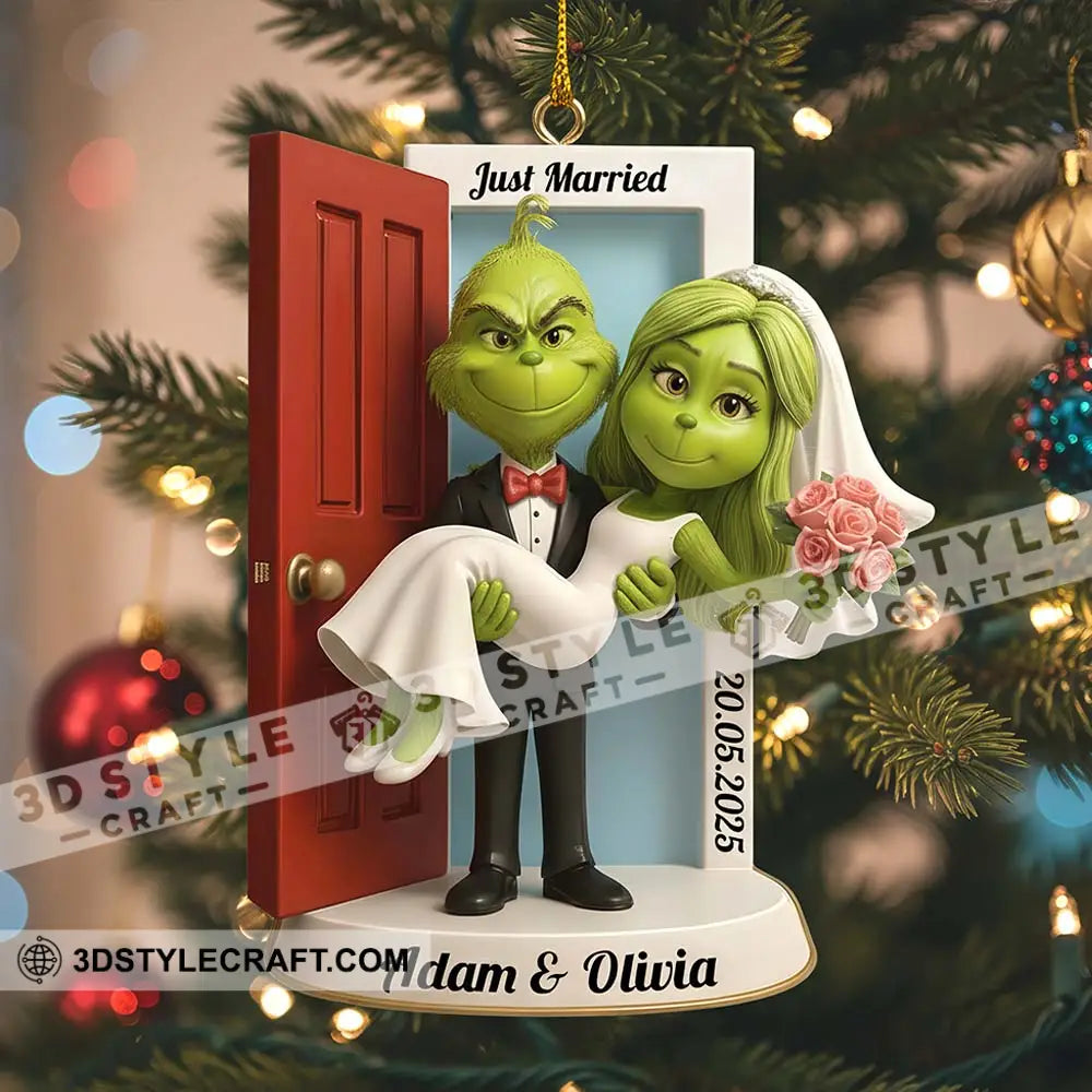 Couple Home Decor Christmas Ornament Personalized Ornament Ornament