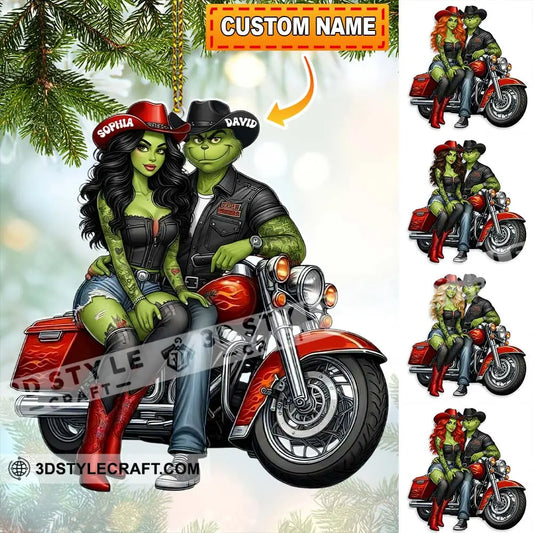 Couple Swag Home Decor Christmas Ornament Personalized Ornament 3.54’’ / 1 Ornament Ornament