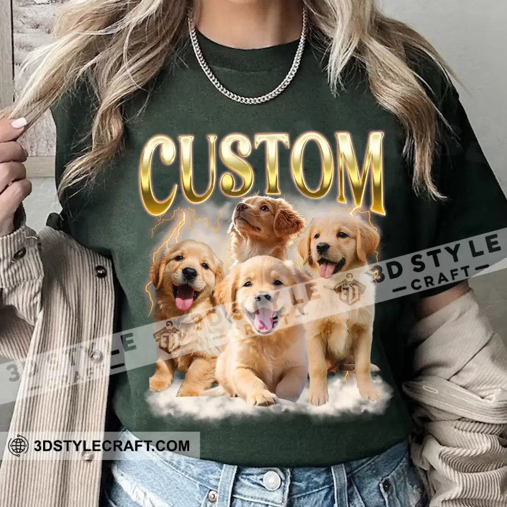 Custom Background And Name Pet Lover Shirt - Personalized Hoodie Apparel
