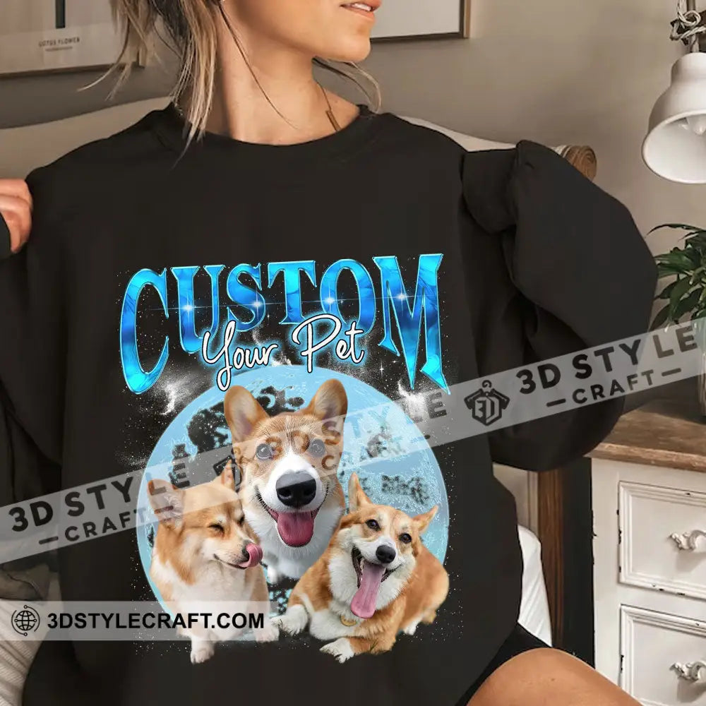 Custom Background And Name Pet Lover Shirt - Personalized Sweatshirt Apparel