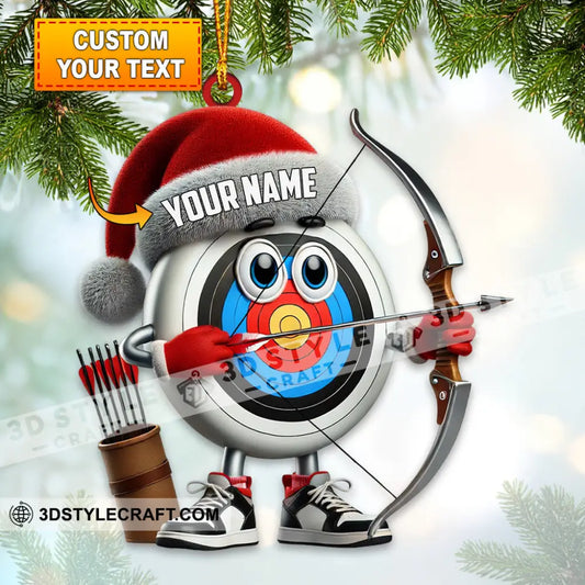 Custom Name Archery Ornament Christmas Gift Decoration