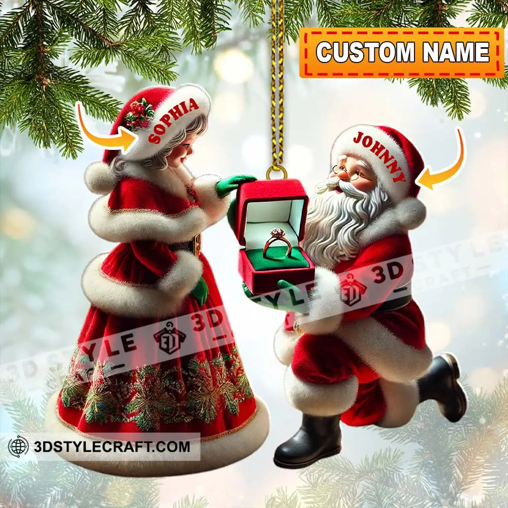 Custom Name Couple Ornament Christmas Gift