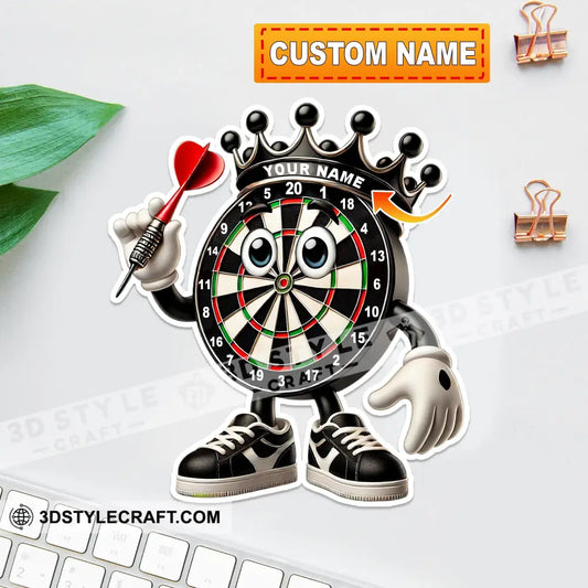 Custom Name Dart Sticker Gift For Lover