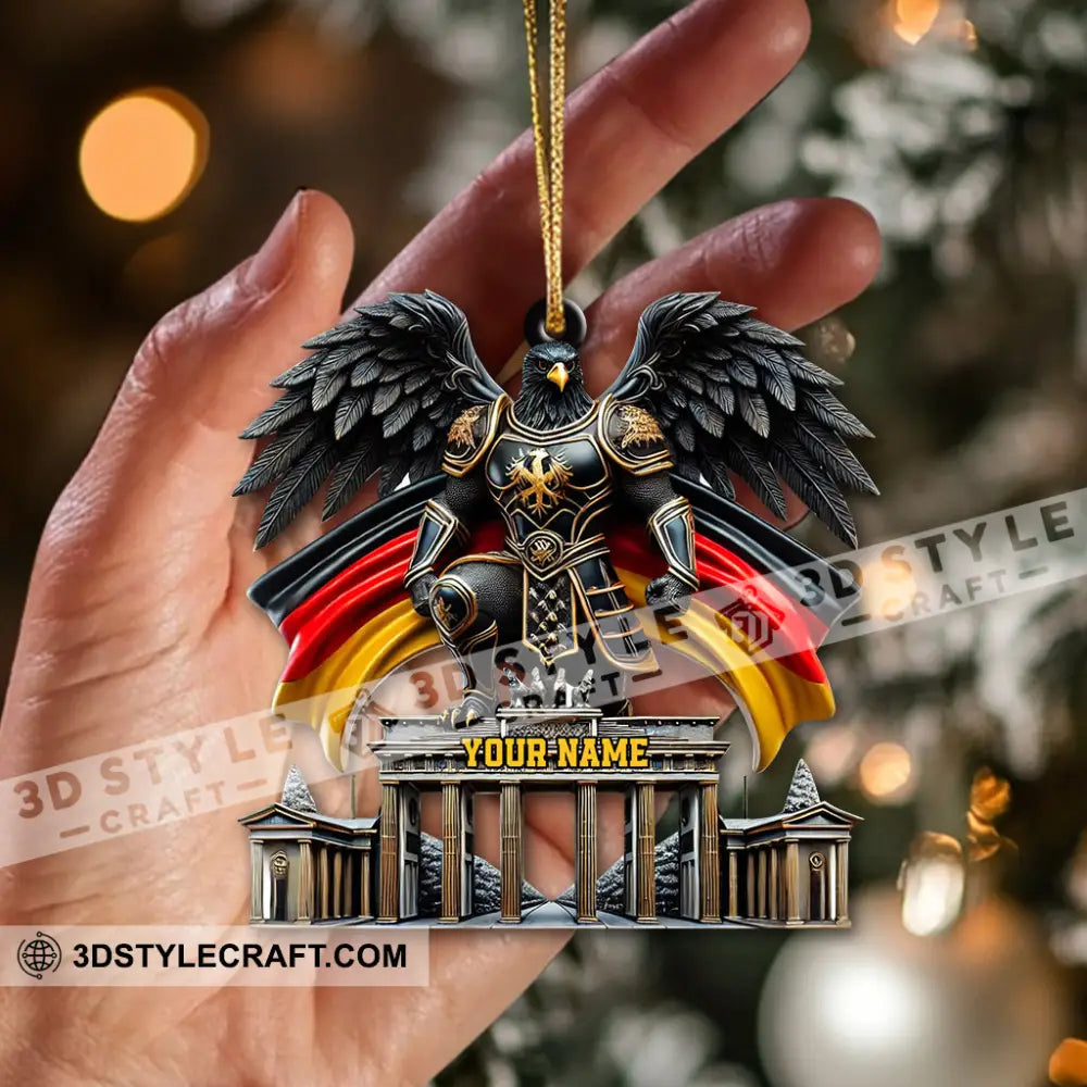 Custom Name Germany Ornament Christmas Gift For Lover