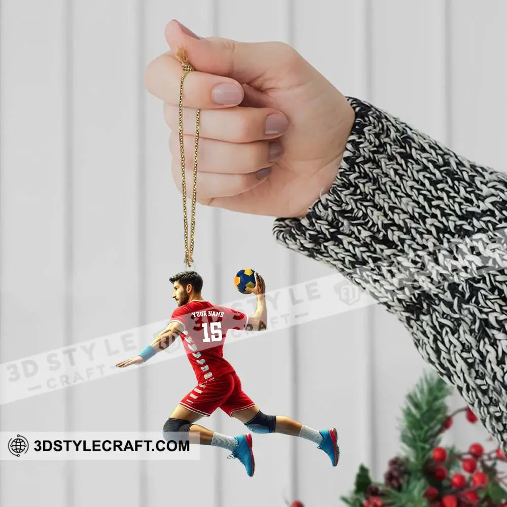 Custom Name Handball Ornament Christmas Gift For Lover