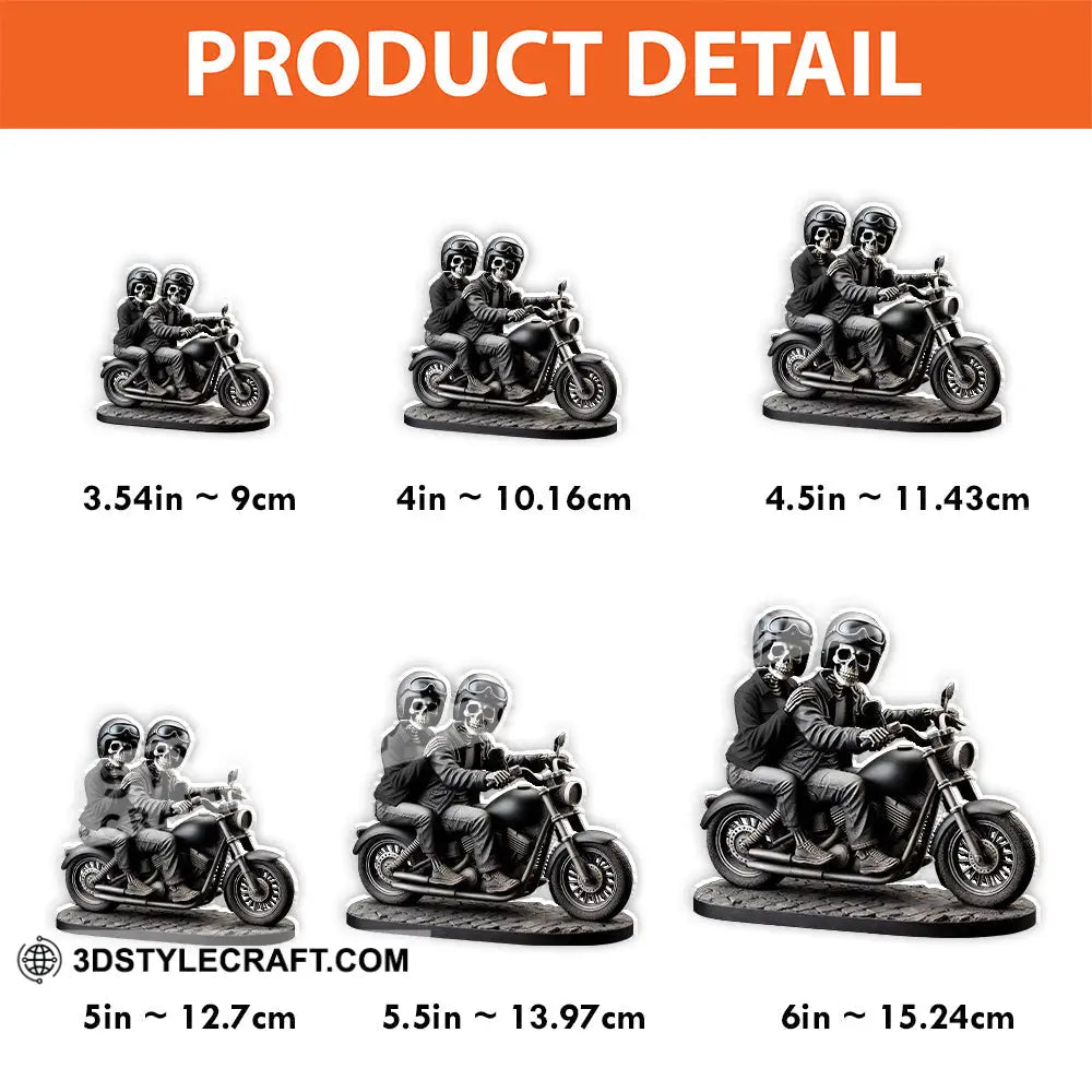 Custom Name Motorcycles Couple Fridge Magnet Gift For Lover