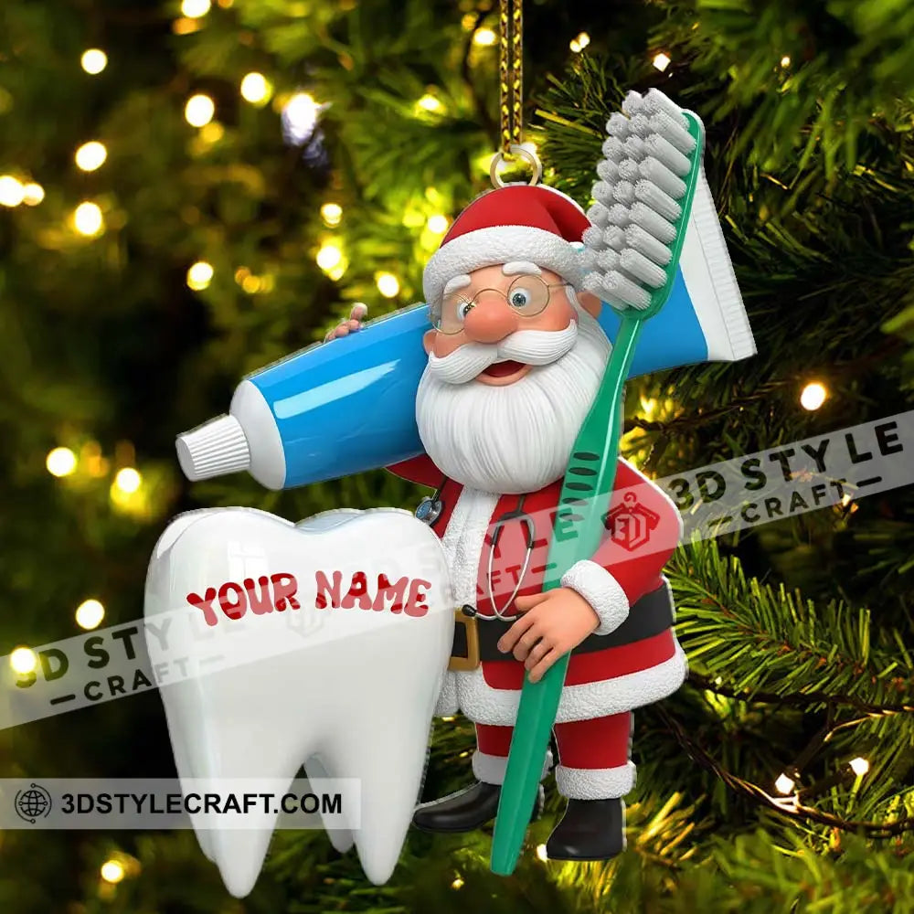 Dentist Home Decor Christmas Ornament Personalized Ornament Ornament