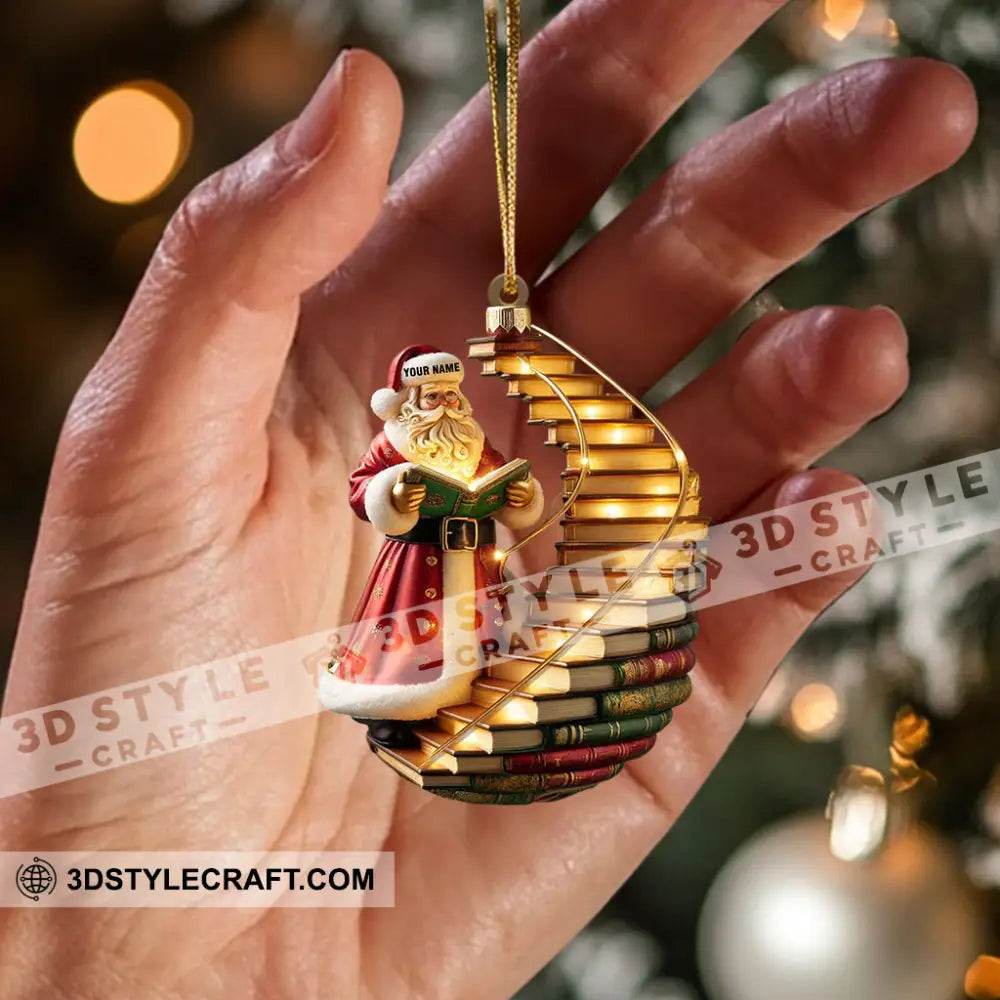 God Santa Christmas Ornament Personalized