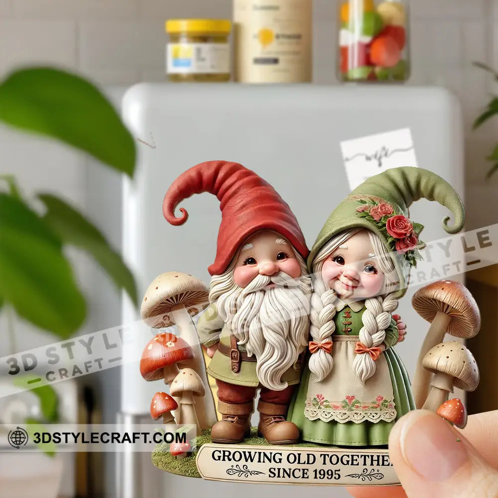Growing Old Together Fridge Magnet - Personalized