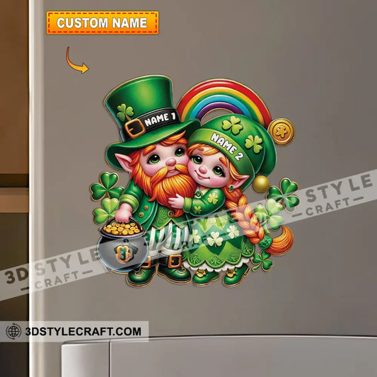 Happy Couple Patrick’s Day Fridge Magnet - Personalized