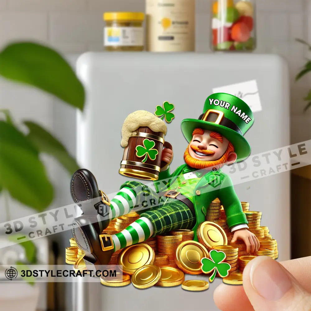 Happy Patrick’s Day Fridge Magnet - Personalized