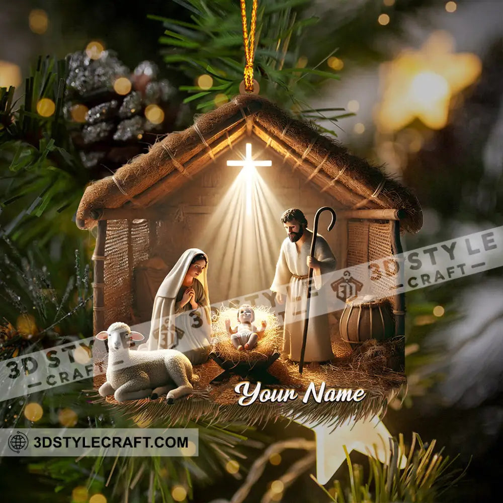 Home Sweet Decor Christmas Ornament Personalized