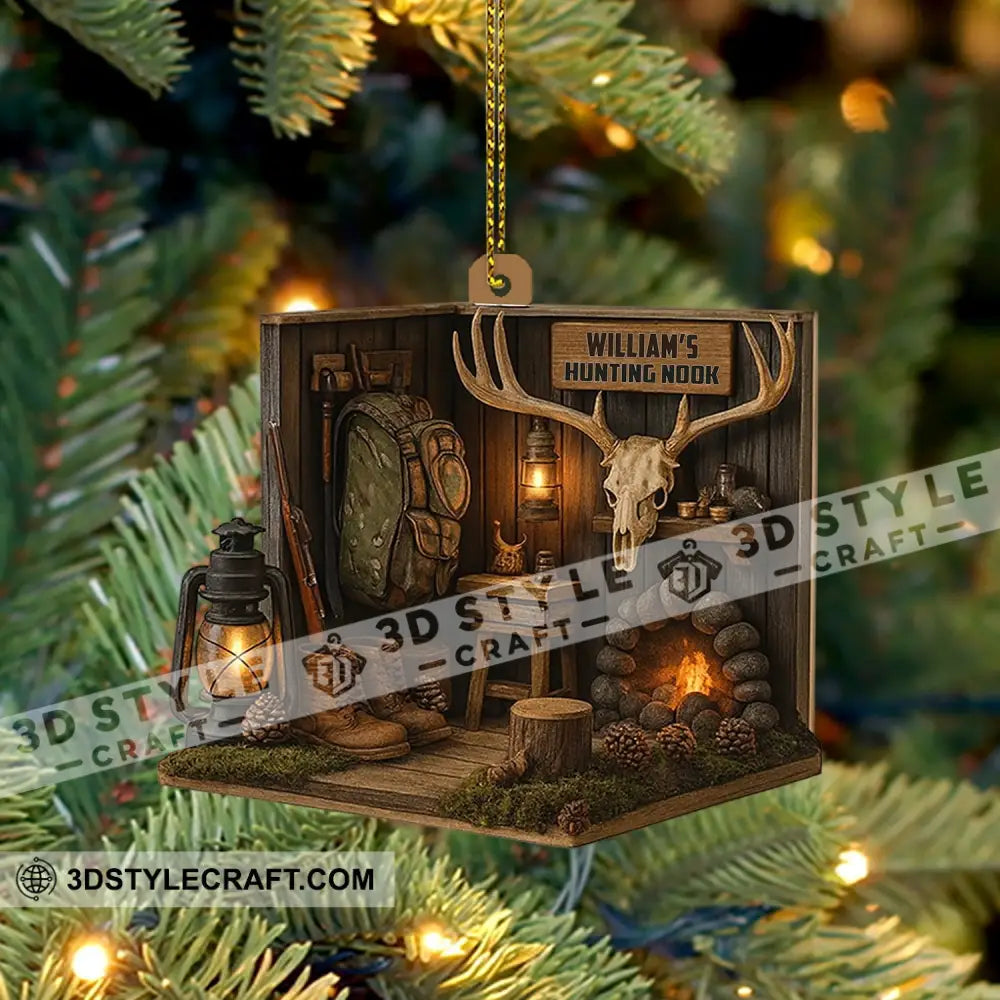 Hunter Corner Home Decor Christmas Ornament Personalized Ornament Ornament