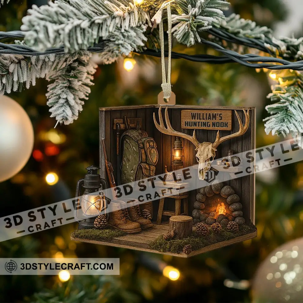 Hunter Corner Home Decor Christmas Ornament Personalized Ornament Ornament