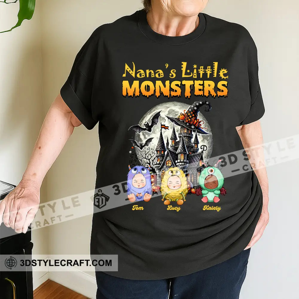 Kid And Adult T Shirt Custom Nana Of The Monsters T Shirt Halloween Collectible Gift Apparel