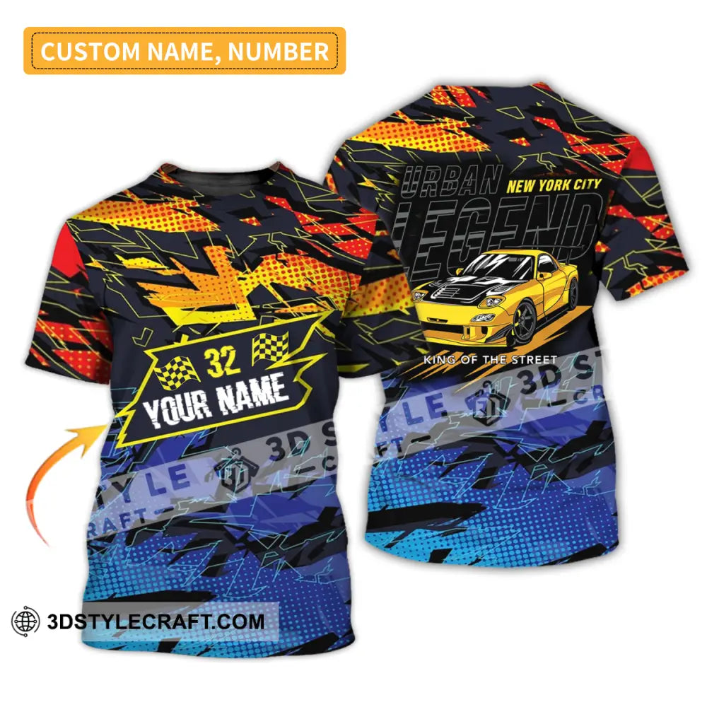 Man Shirt - Custom Racing T-Shirt Urban Legend King Of The Street For Team T-Shirt