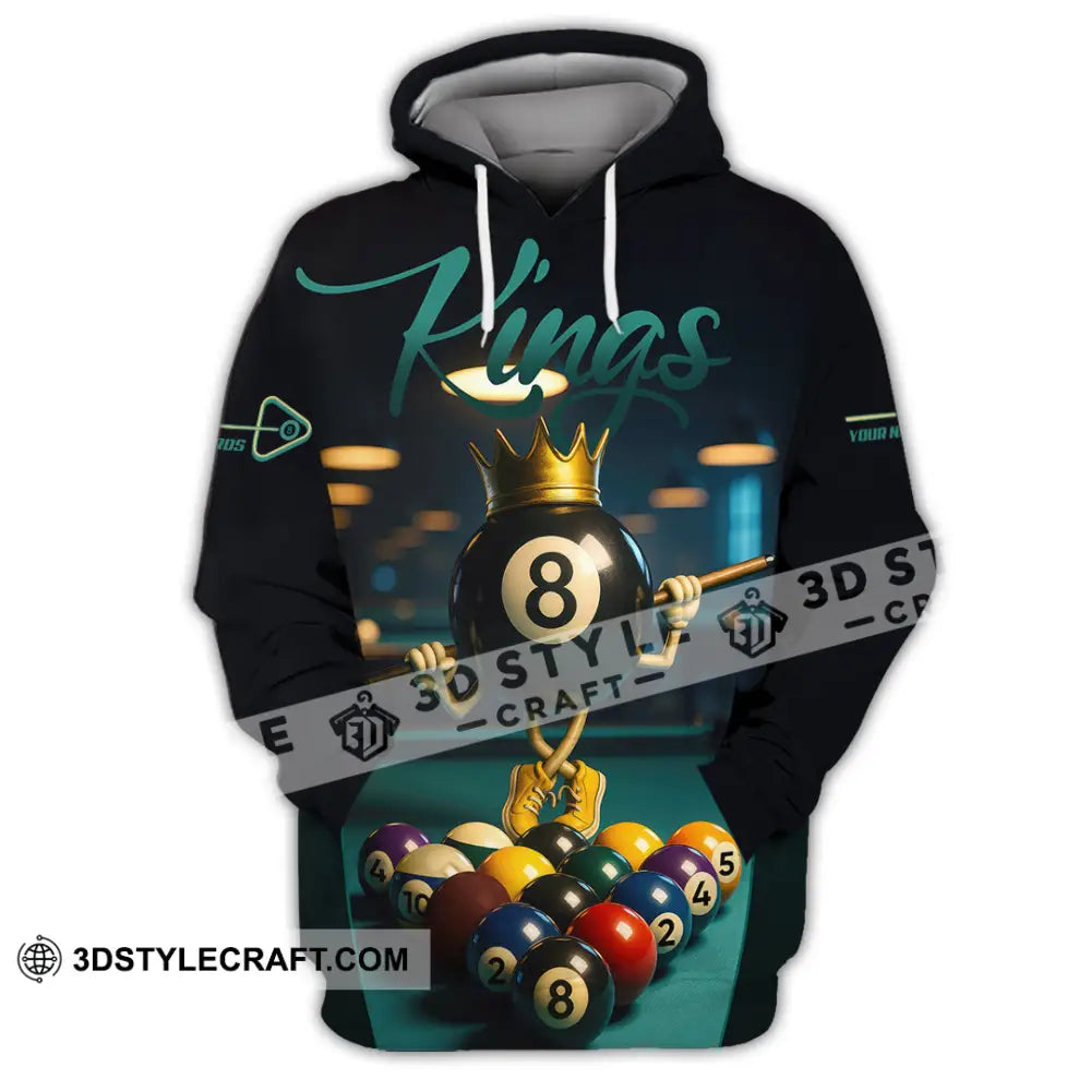 Men Shirt - Custom Kings Of Billiards Shirt Hoodie / S T-shirt