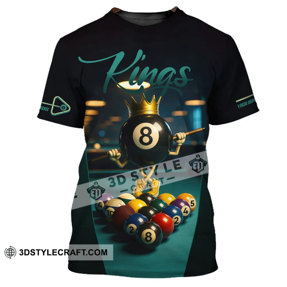 Men Shirt - Custom Kings Of Billiards Shirt T-Shirt / S T-shirt