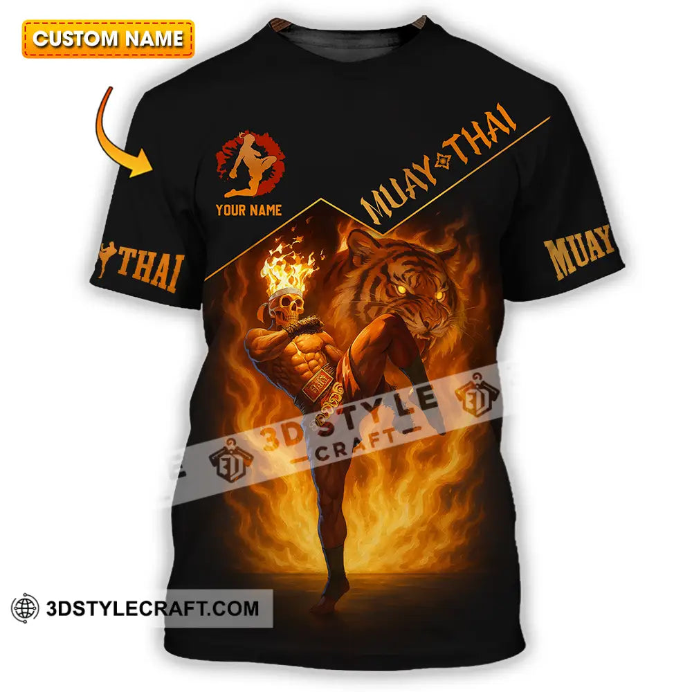 Men Shirt - Custom Let’s Fight Fire Muay Thai Sport Shirt T-shirt