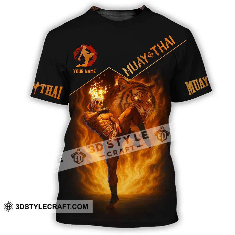 Men Shirt - Custom Let’s Fight Fire Muay Thai Sport Shirt T-Shirt / S T-shirt
