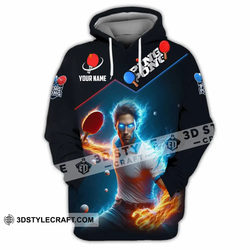 Men Shirt - Custom Ping Pong Lover Shirt Hoodie / S T-shirt