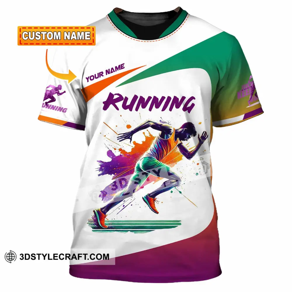 Men Shirt - Custom Running Man Runner Shirt T-shirt