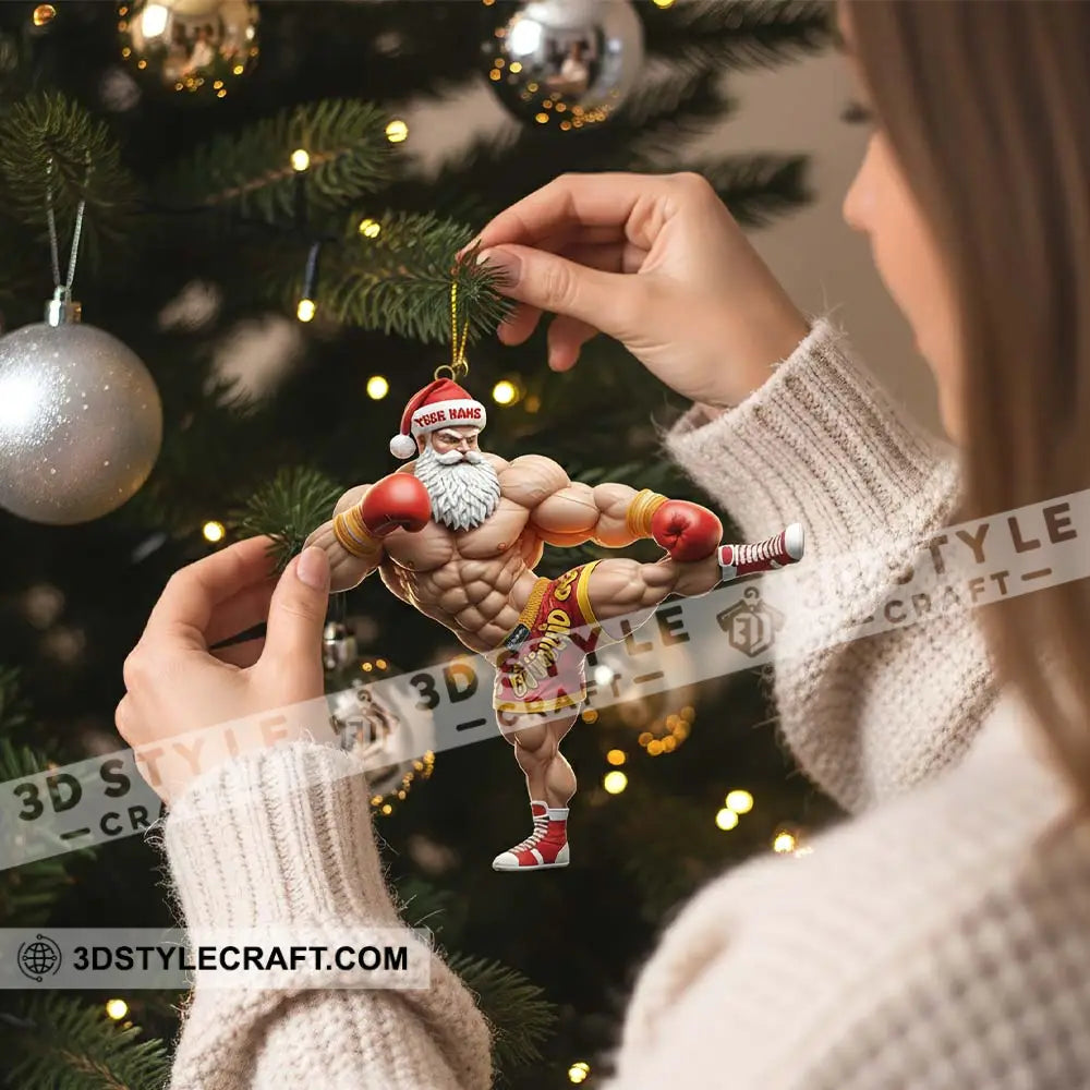 Muay Thai Home Decor Christmas Ornament Personalized Ornament Ornament