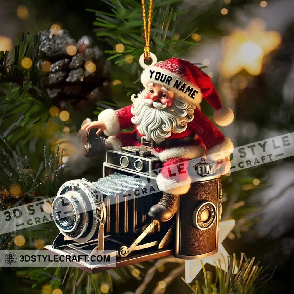 Photographer Christmas Home Decor Ornament Personalized