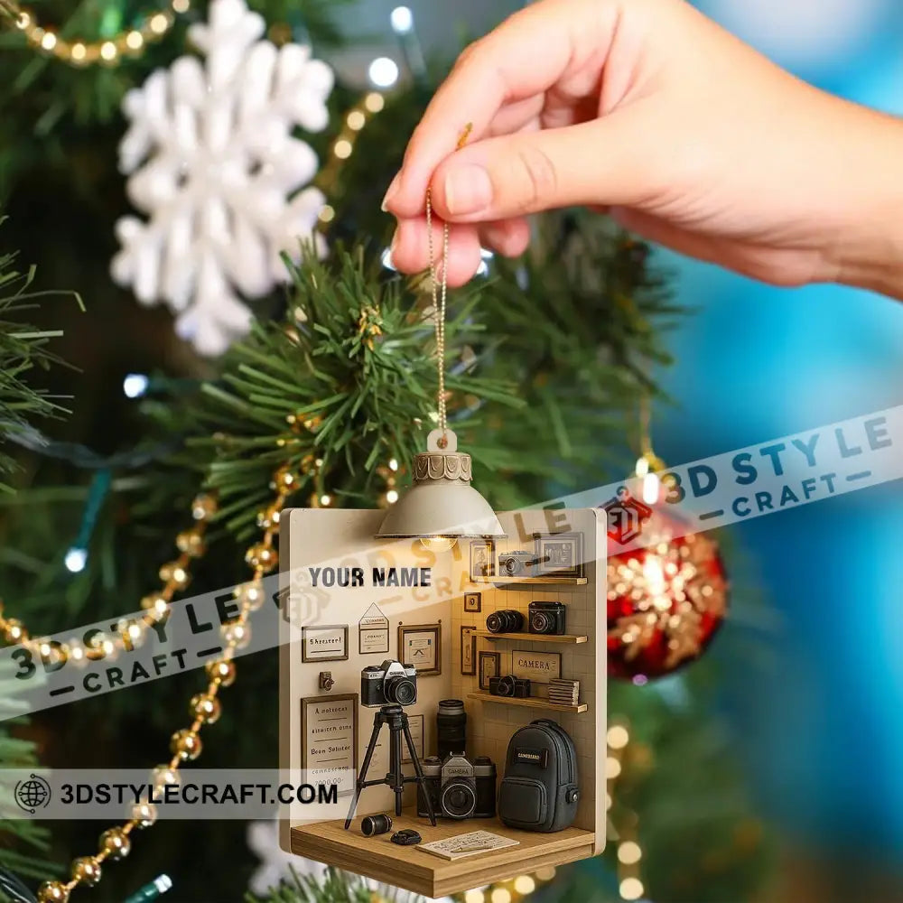 Photographer Corner Home Decor Christmas Ornament Personalized Ornament Ornament