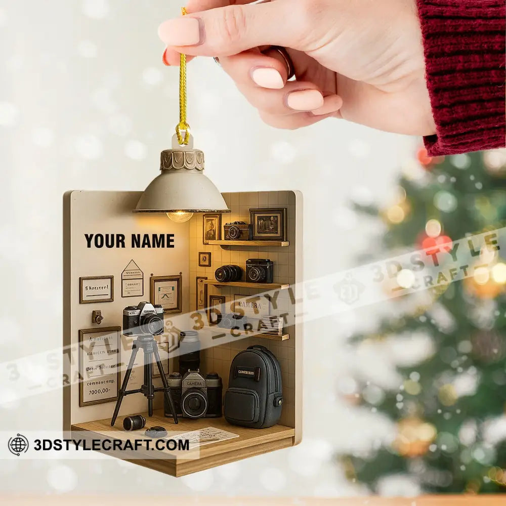 Photographer Corner Home Decor Christmas Ornament Personalized Ornament Ornament