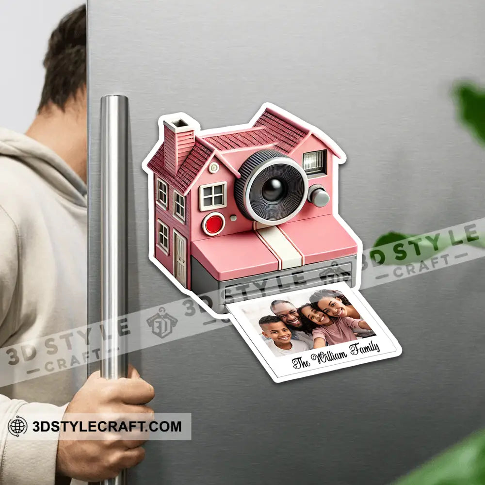 Photographer Fridge Magnet - Personalized