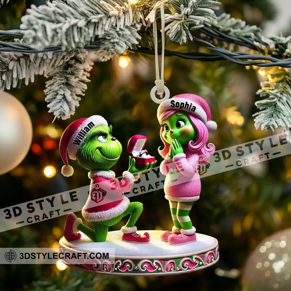 Propose Home Decor Christmas Ornament Personalized