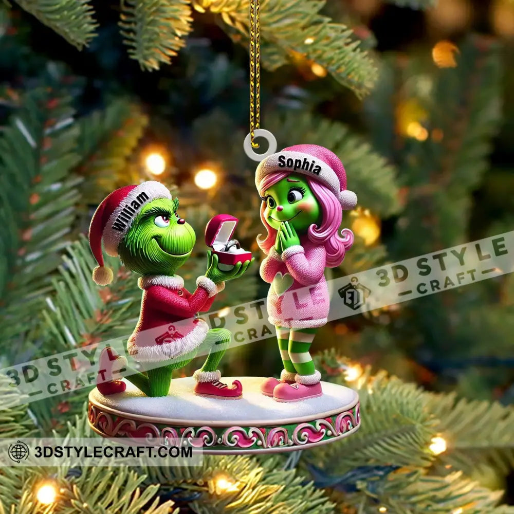 Propose Home Decor Christmas Ornament Personalized